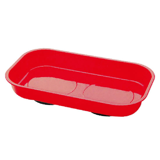 Red Plastic Magnetic Tray