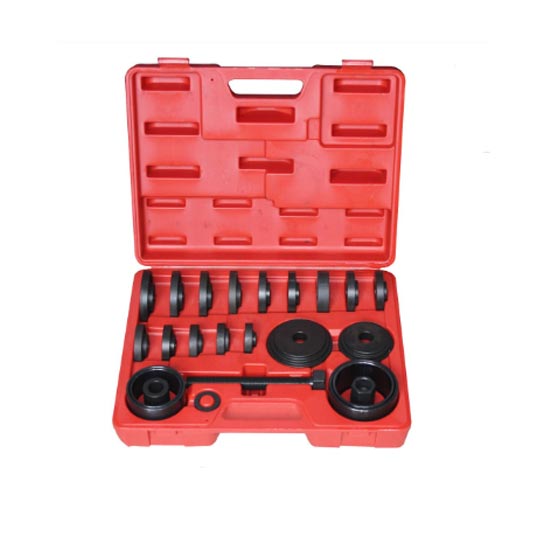 23 pcs FWD Front Wheel Bearing  Press Kit Removal Adapter Puller Pulley Tool Case