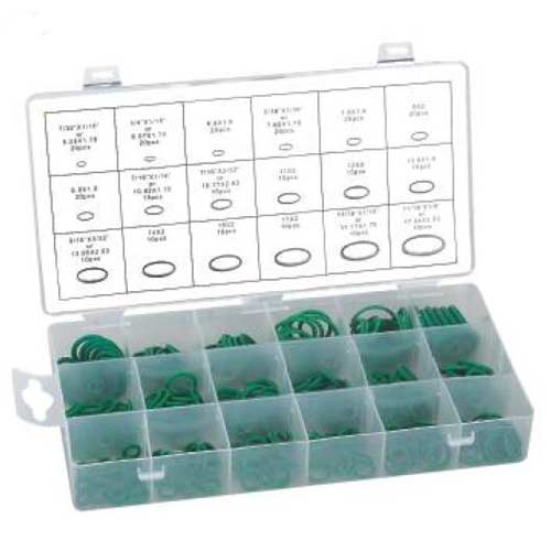 270pcs Green O-Ring Assortment