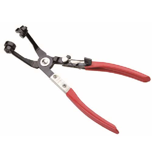 Angled Flat Band Hose Clamp Plier