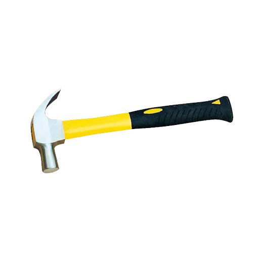 BRITISH TYPE CLAW HAMMER WITH DOUBLE COLOR TPR PLASTIC-COATING  HANDLE