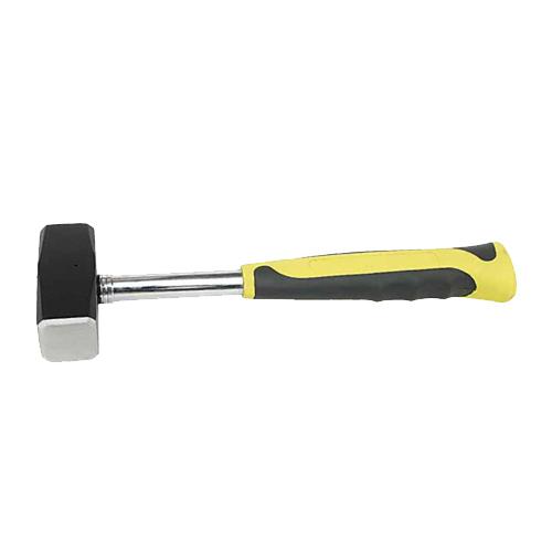 STONING HAMMER DOUBLE COLOUR SLEEVE STEEL  TUBULAR HANDLE