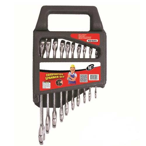 10 Pcs Combination Spanner Set