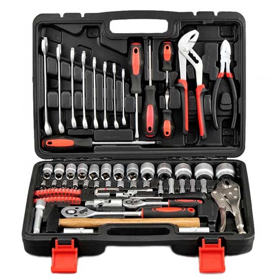 81PCS Combination Socket Wrench Tool Kit