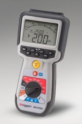 New Handheld Insulation Tester from Megger Is Rated to 2.5 kV